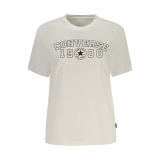 Converse White Cotton T-Shirt
