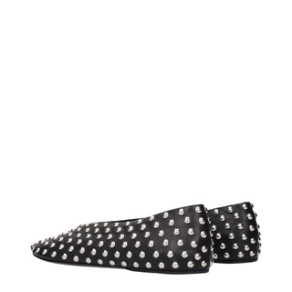 Jil Sander Black Leather Ballet Flats