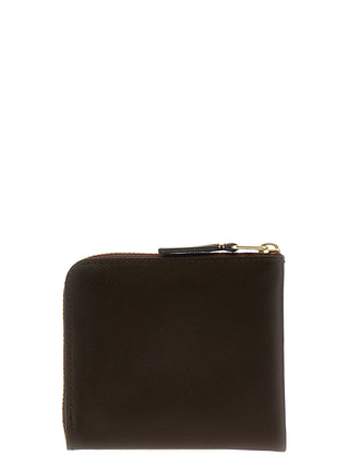Comme Des Garçons Brown Cowhide Cardholder