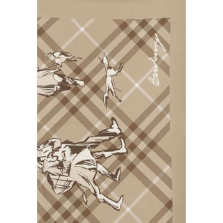 Burberry Beige Silk Scarf