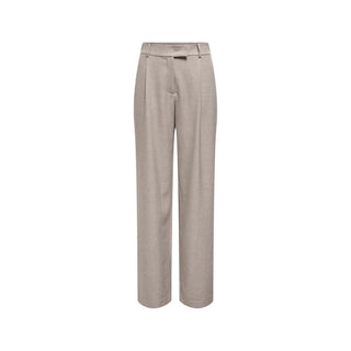 Only Beige Polyester Dress Pants