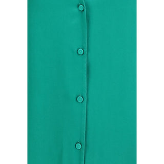 Forte_Forte Bicolor Silk Dress Shirt