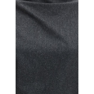 Khaite Gray Wool Oves Aries Blouse