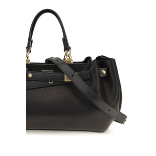 Balenciaga Black Lamb Ovis Aries Shoulder Bag