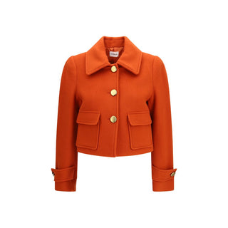 P.A.R.O.S.H. Orange Wool Oves Aries Jacket