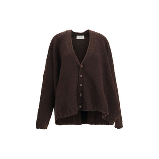 Golden Goose Brown Wool Oves Aries Cardigan
