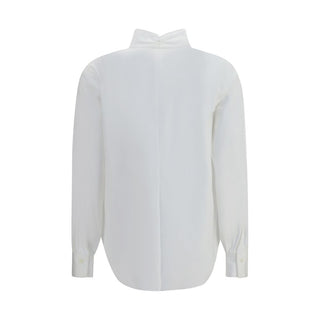 Brunello Cucinelli White Cotton Blouse