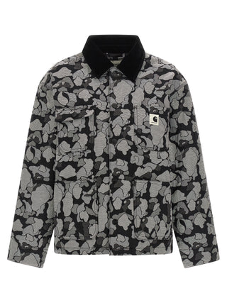 Carhartt Wip Gray Cotton Full-Length Jacket