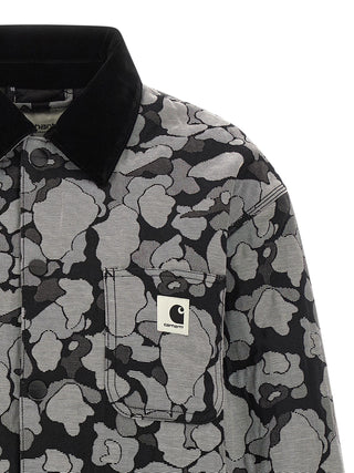 Carhartt Wip Gray Cotton Full-Length Jacket