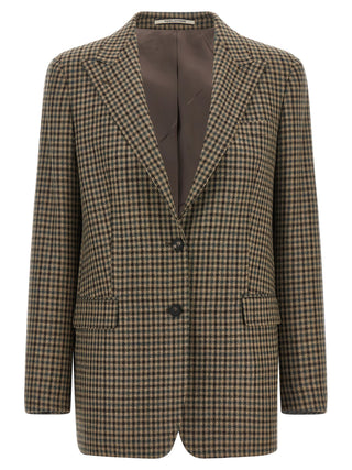 Tagliatore Brown Virgin Wool Blazer