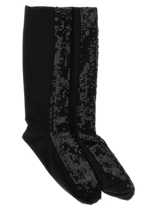 P.A.R.O.S.H. Black Polyamide Socks