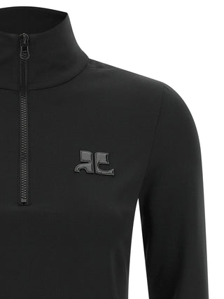 Courrèges Black Polyamide Cardigan