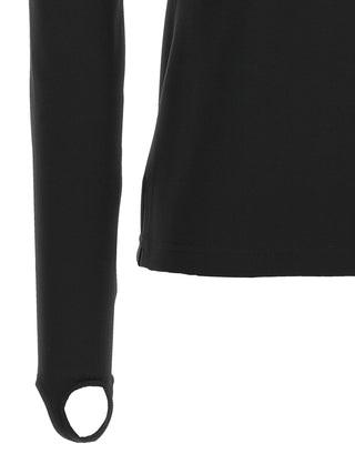 Courrèges Black Polyamide Cardigan