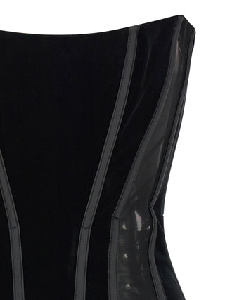 Elisabetta Franchi Black Polyester Short Dress
