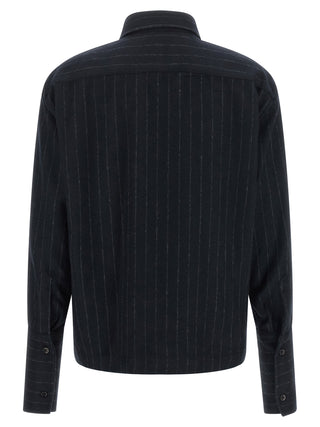 THELATEST Blue Polyamide Blouse