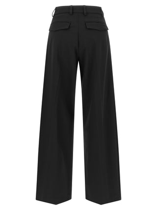 THELATEST Black Polyester Dress Pants