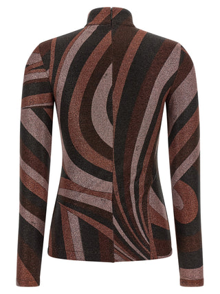 Emilio Pucci Bordeaux Polyamide Cardigan