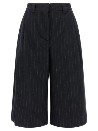 THELATEST Blue Polyamide Bermuda Shorts