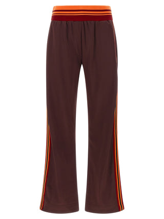 Dries Van Noten Brown Polyester Athletic Pants