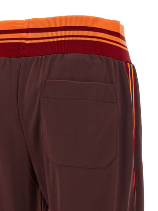 Dries Van Noten Brown Polyester Athletic Pants