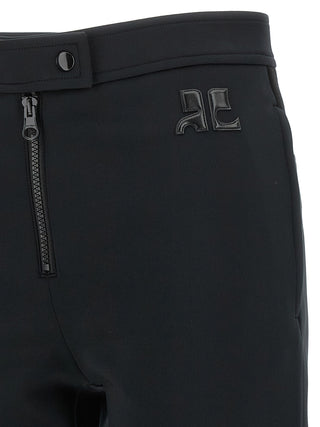 Courrèges Black Polyester Casual Pants
