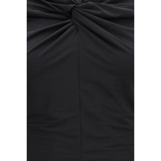 Nissa Black Polyester Bodysuit
