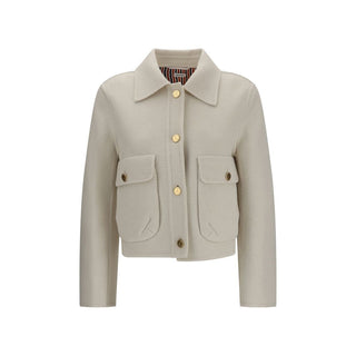 Thom Browne Beige Wool Oves Aries Jacket
