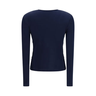 Giorgio Armani Blue Viscose Shirt