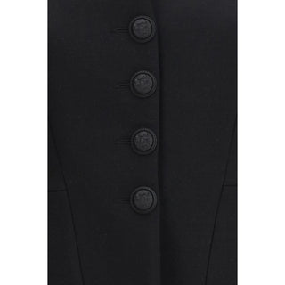 Nissa Black Polyester Jacket