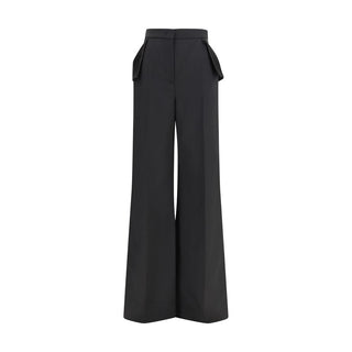 Nissa Black Recycled Polyester Pants