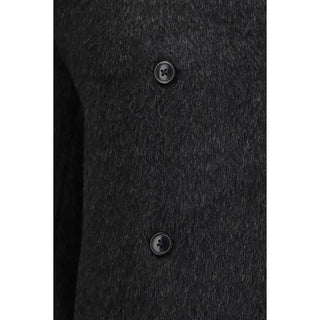 Loulou De Saison Black Alpaca Vicugna Pacos Jacket