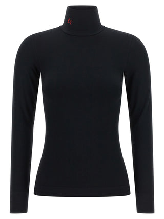 PERFECT MOMENT Black Modal Long Sleeve T-Shirt