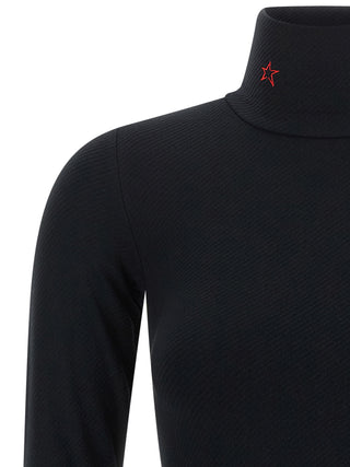 PERFECT MOMENT Black Modal Long Sleeve T-Shirt