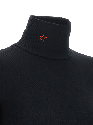 PERFECT MOMENT Black Modal Long Sleeve T-Shirt