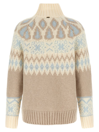Herno Beige Wool Cardigan