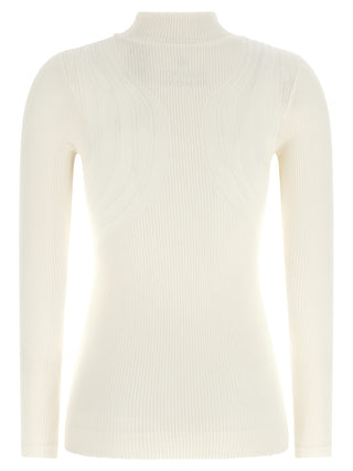 PERFECT MOMENT White Lycra Cardigan