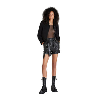 Patrizia Pepe Black Polyethylene Short And Mini Shorts