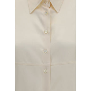 Brunello Cucinelli Beige Silk Shirt