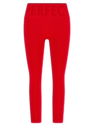 PERFECT MOMENT Red Modal Leggings