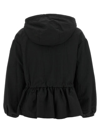 Tatras Black Nylon Full-Length Jacket