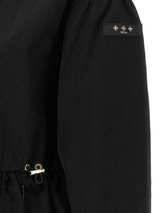 Tatras Black Nylon Full-Length Jacket