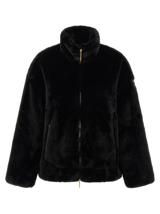 Tatras Black Polyester Full-Length Jacket