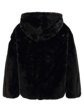 Tatras Black Polyester Full-Length Jacket
