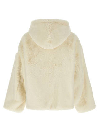 Tatras White Polyester Full-Length Jacket