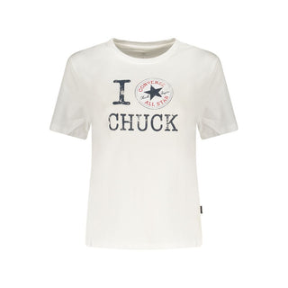 Converse Bianco Cotton Donna T-Shirt