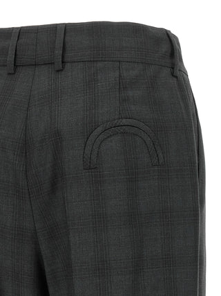 Blazé Milano Gray Virgin Wool Dress Pants
