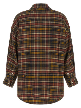 R13 Brown Cotton Blouse