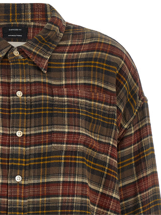 R13 Brown Cotton Blouse