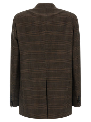 Tagliatore Brown Virgin Wool Blazer
