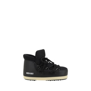 Moon Boot Black Polyester Lace-Up Boots